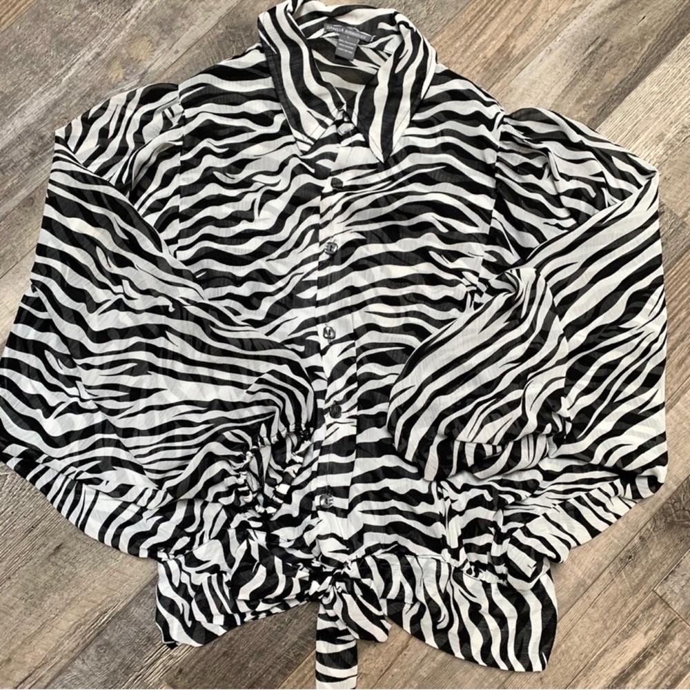 Isabella Rodriguez Zebra Blouse